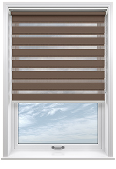 Nightshade, Brown Grain - Twist&Fit Day and Night Blind